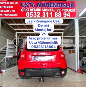 JEEP RENEGADE Çeki demiri montajı ve araç projesi Ankara USTA MÜHENDİSLİK 05323118894