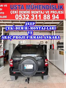 JEEP Çeki demiri montajı ve araç projesi Ankara USTA MÜHENDİSLİK 05323118894