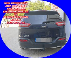 JEEP Çeki demiri montajı ve araç projesi Ankara USTA MÜHENDİSLİK 05323118894