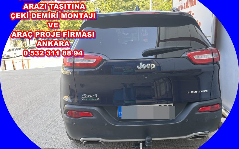 JEEP Çeki demiri montajı ve araç projesi Ankara USTA MÜHENDİSLİK 05323118894