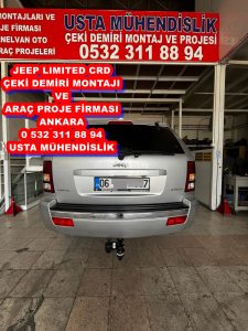 JEEP Çeki demiri montajı ve araç projesi Ankara USTA MÜHENDİSLİK 05323118894