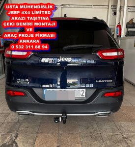 JEEP Çeki demiri montajı ve araç projesi Ankara USTA MÜHENDİSLİK 05323118894